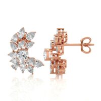 Radiant Bloom_ Exquisite Diamond Cluster Earrings RG 3 Radiant Bloom_ Exquisite Diamond Cluster Earrings RG 3
